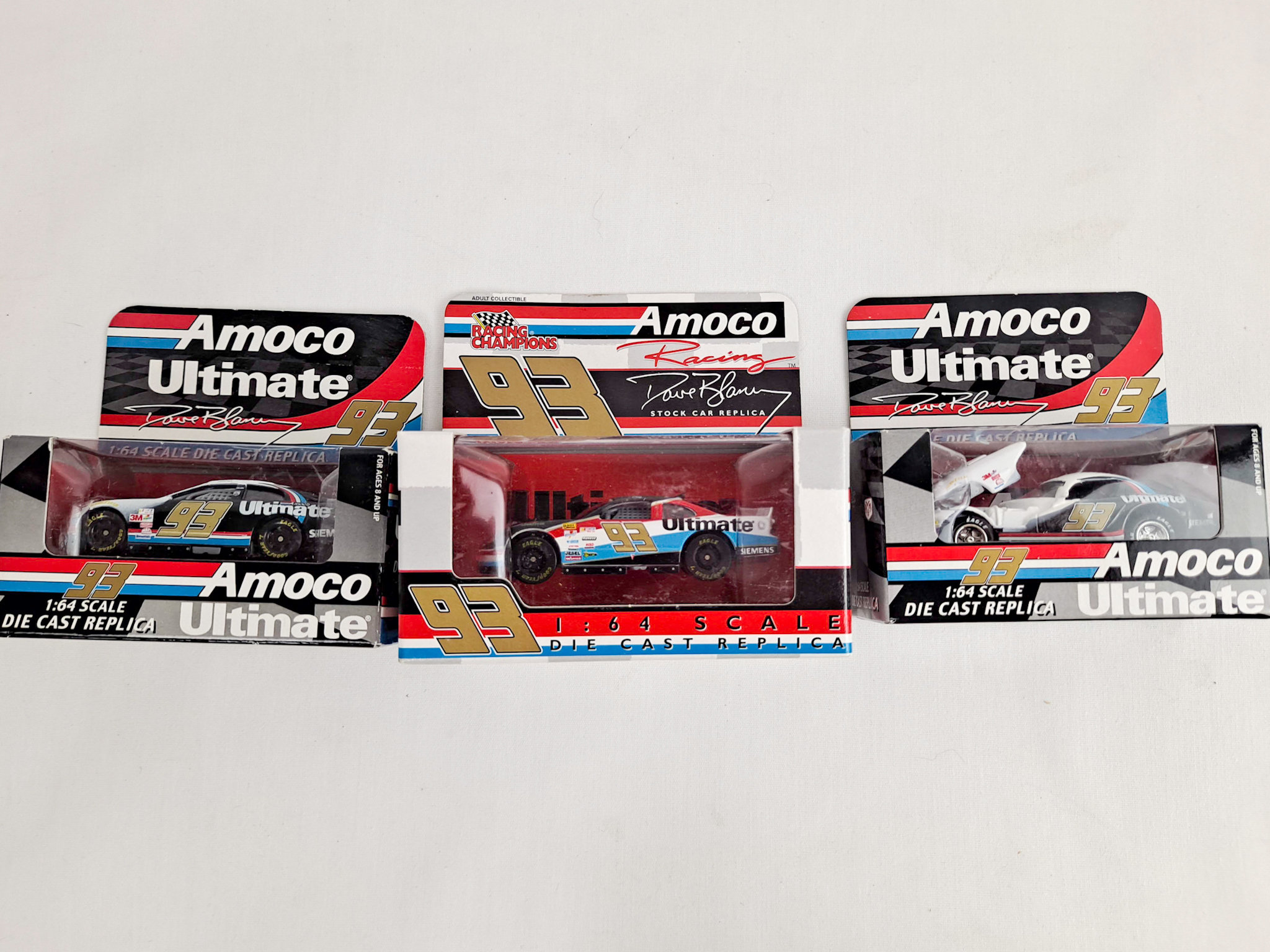 ACデルコ ナスカー ブルーメッキ 1/64 ミニカー 当時物 ACデルコ