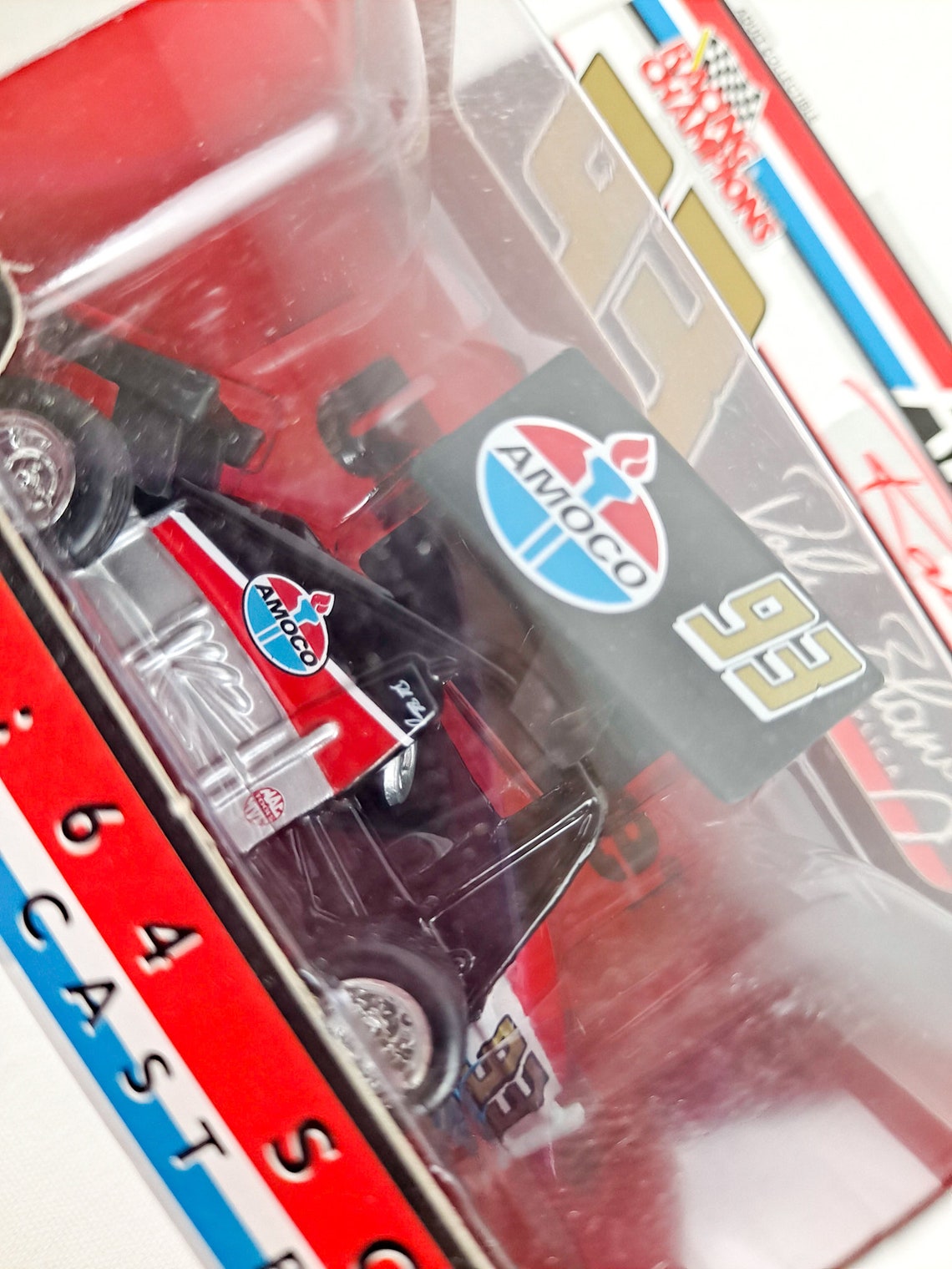 Dave Blaney #93 Amoco Racing Sprint Car Vintage NASCAR Diecast Car 1:64 ...