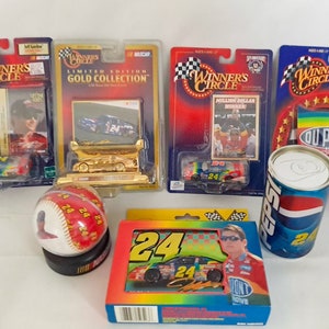 jeff gordon vintage Nasscar Pepsi Dupont # 24, Baseball, Pepsi Dose, Spielkarten, Diecast