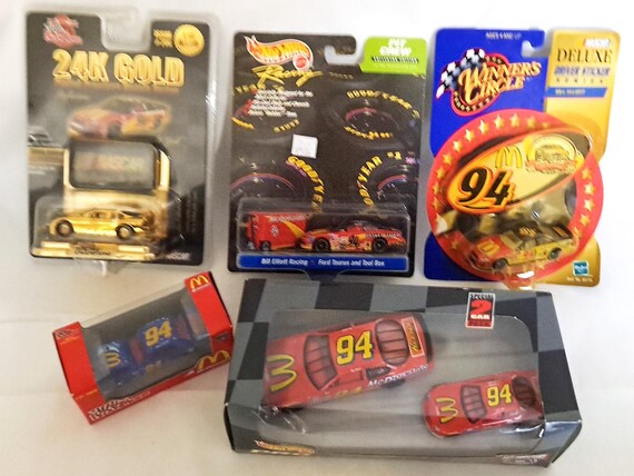 Bill Elliott #94 NASCAR Vintage Diecast Collectible Cars Number 94