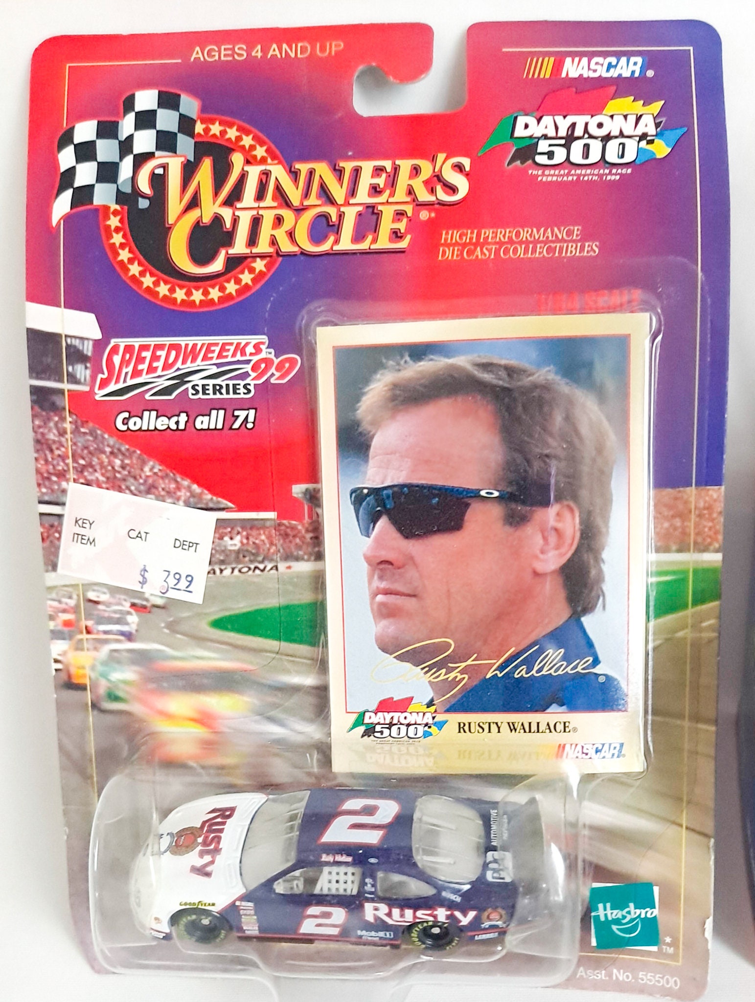 ラスティ ウォレス NASCAR ヴィンテージ ダイキャストカー ナンバー 2