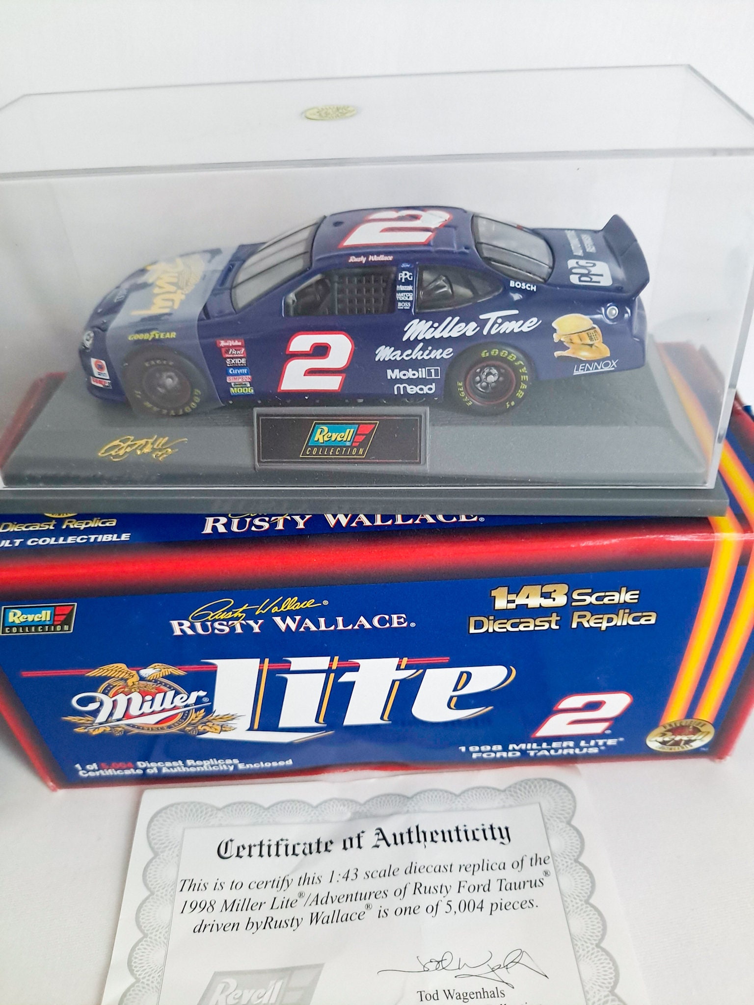 ラスティ ウォレス NASCAR ヴィンテージ ダイキャストカー ナンバー 2