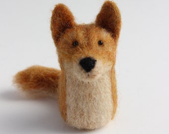 Dingo; Handmade Needle Felted Wool Dingo; Australian Wildlife; Dog