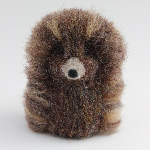 Echidna; Handmade Needle felted Wool Echidna