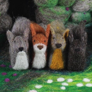 Squirrel; Handmade Needle Felted Squirrel; Woodland Squirrel; Gray Squirrel; Red Squirrel; Fox Squirrel; Black Squirrel