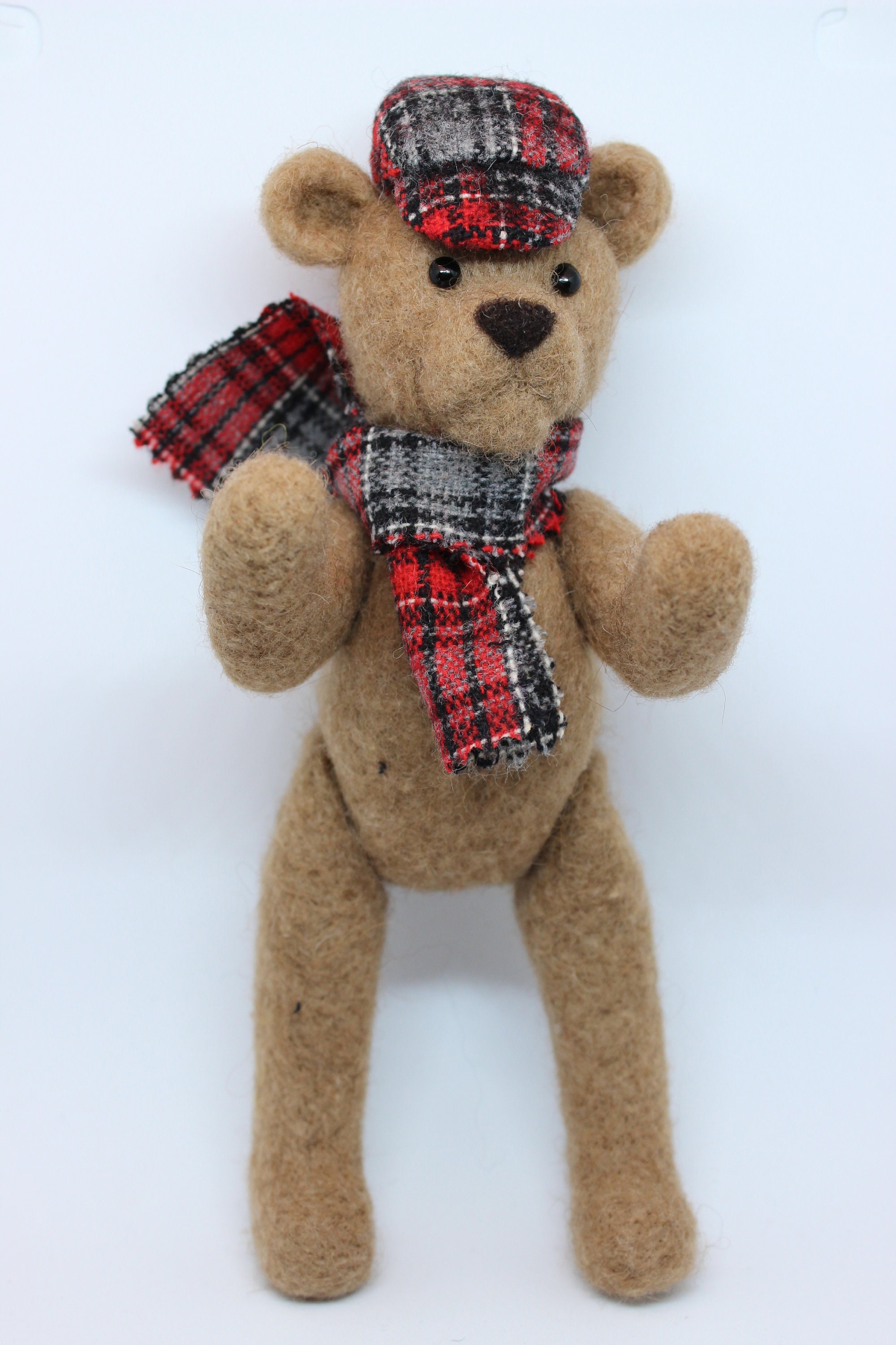 Teddy Bear; Felted Teddy Bear; Handmade Needle Felted Wool Teddy Bear ...