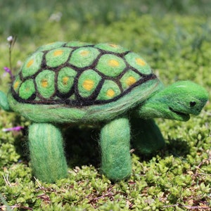 Felted Tortoise; Needle felted Tortoise; handmade tortoise; wool tortoise; wool turtle; Felted turtle