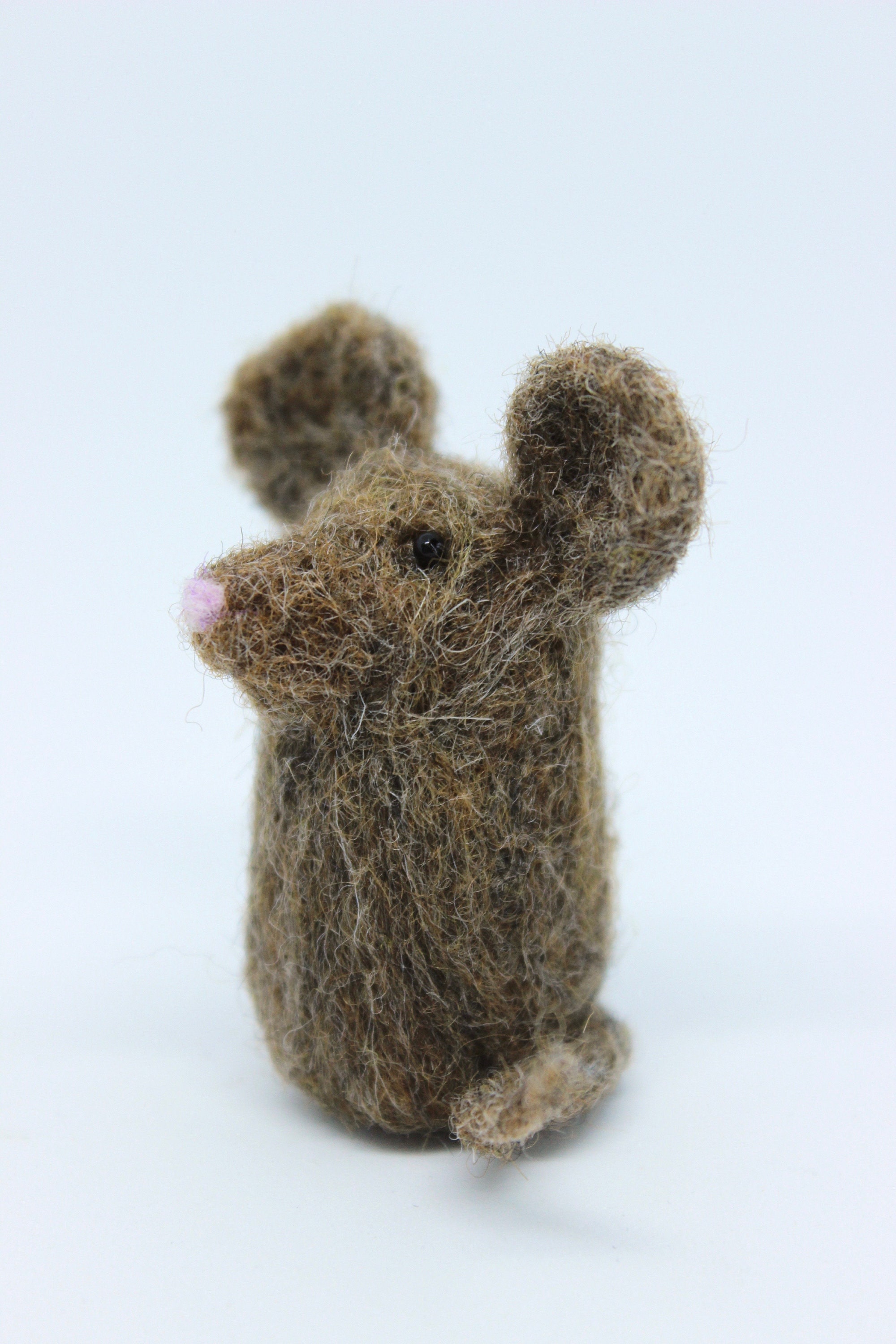 Mouse Needle Felted Mouse Handmade Mouse Wool Mouse Field - Etsy