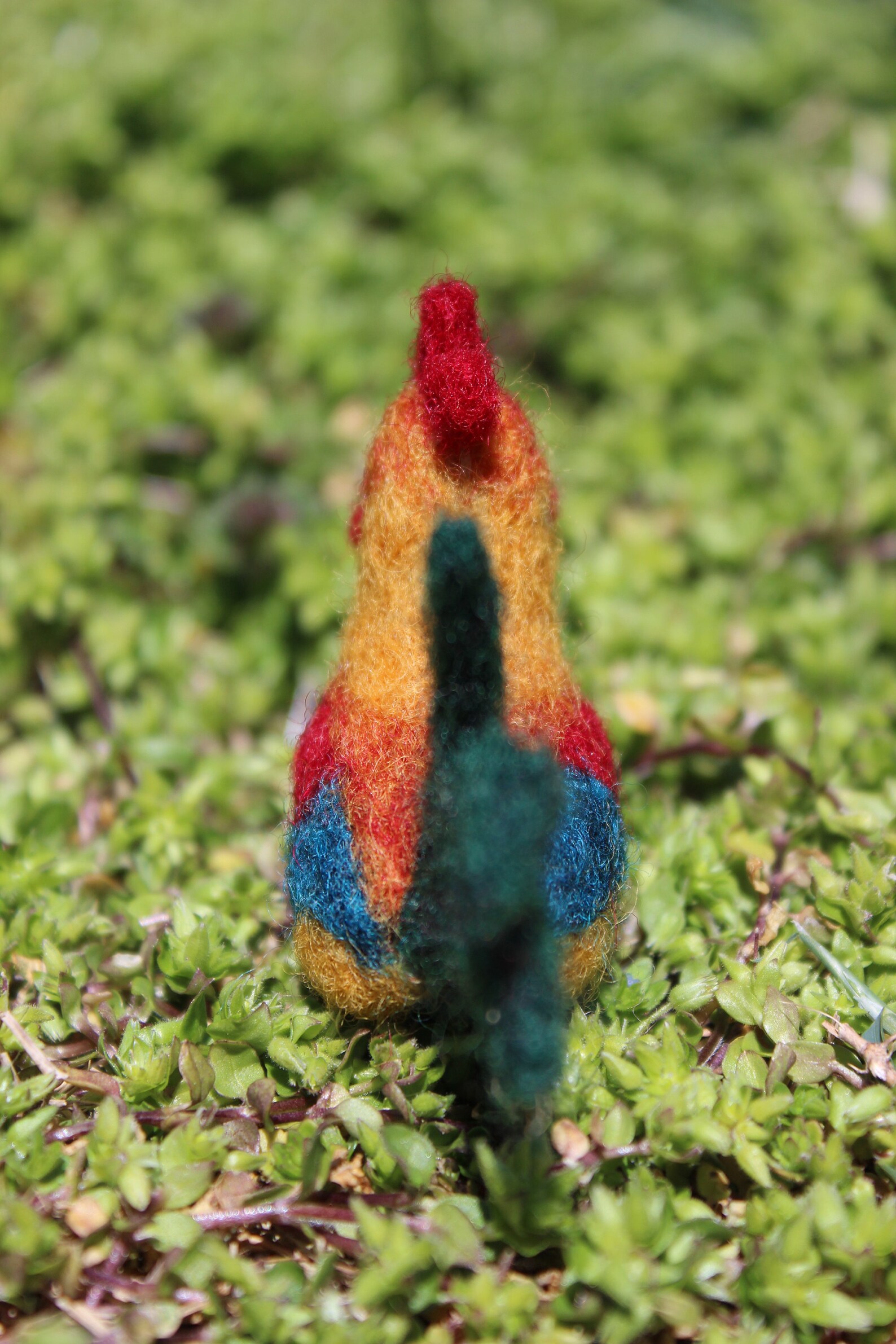 Rooster Felted Chicken Handmade Needle Felted Rooster Etsy