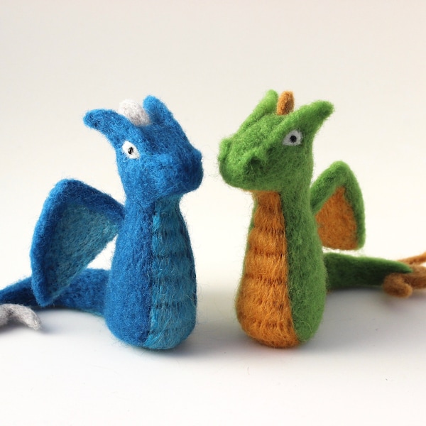 Dragon; Needle Felted Wool Dragon; Choose your color handmade wool dragon