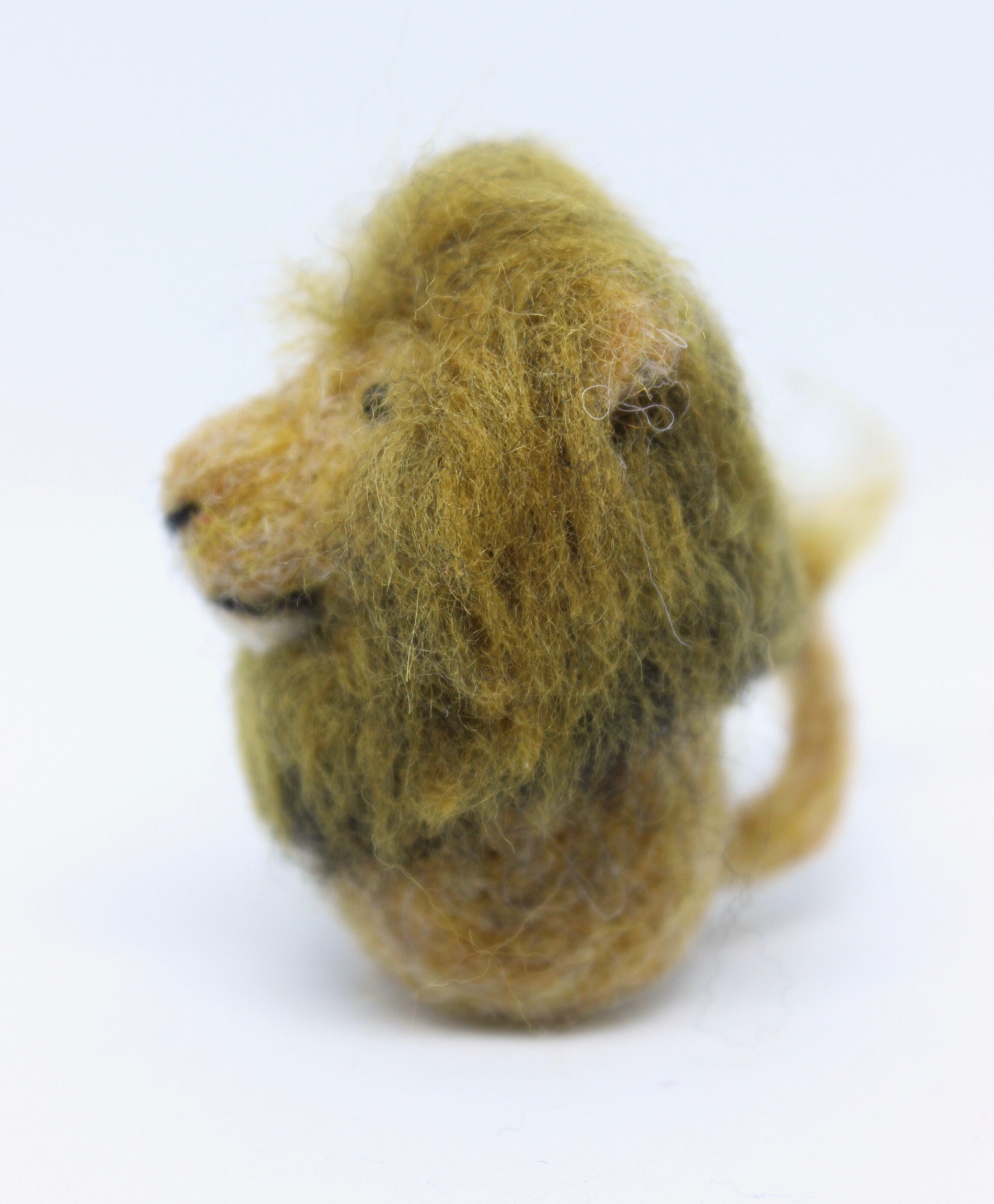 Lion Needle Felted Lion Handmade Needle Felted Lion African Etsy
