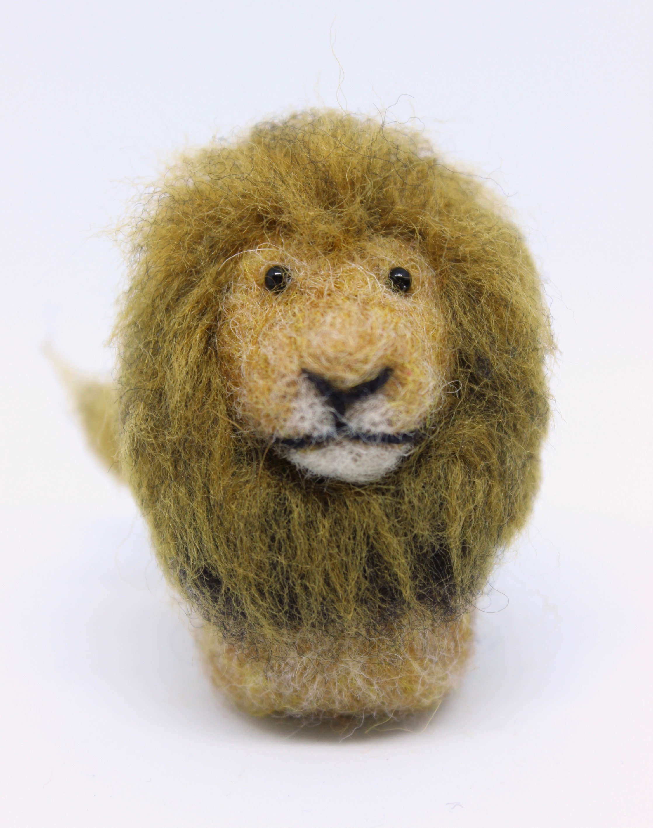 Lion Needle Felted Lion Handmade Needle Felted Lion African Etsy