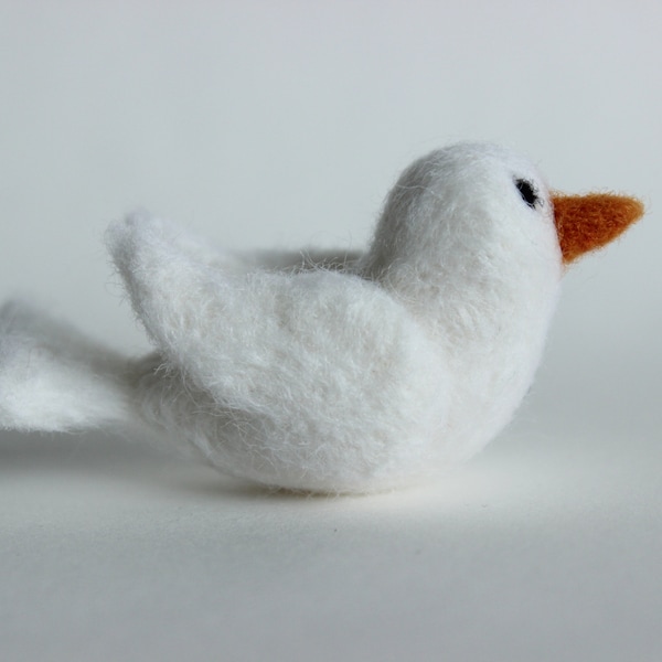 Dove; Peace Dove; Needle Felted Dove; Holiday Dove; Wool dove; Handmade