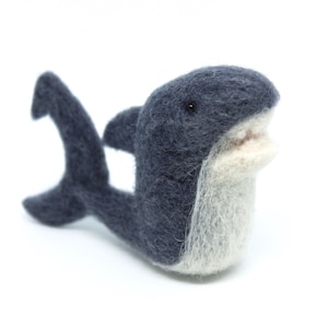 Great White Shark; handmade needle felted wool shark