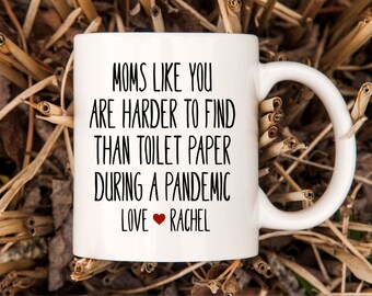 Personalized Mother's Day Gift For Mom, Funny Mom Toilet Coffee Mug, Mothers Day Gift From Daughter, Son, Kids #