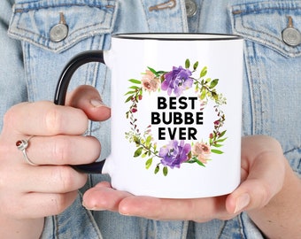 Mug Bubbe, meilleure tasse à café Bubbe de tous les temps, cadeau Bubbe, cadeau de fête des mères