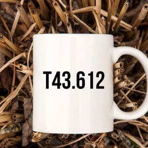 T43.612 Mug, Funny Medical Coder Gift, Caffeine Poisoning