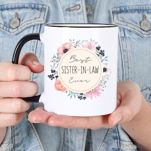 Sister In Law Mug, Sister In Law Gift From Bride, Sister In Law Wedding Gift, Birthday Gift, Sister-In-law Coffee Cup