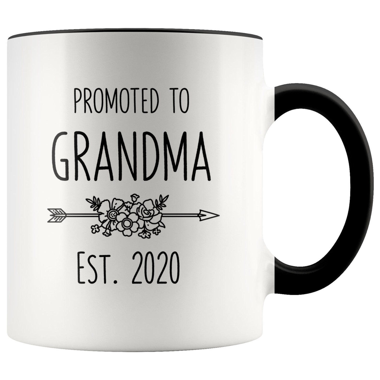 Promoted to Grandma Est 2020 Coffee Mug New Grandma Gift Etsy