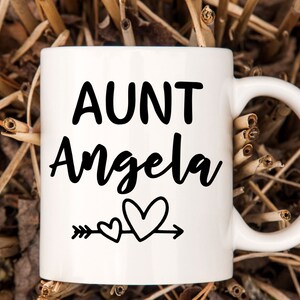 Custom Aunt and Uncle Mugs Set, New Aunt Gift, Personalized Aunt Coffee ...