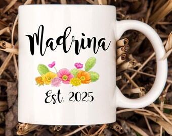 Madrina Proposal In Spanish, Madrina Gifts, Godmother Proposal Idea, Baptism Christening Keepsake, Regalo Para Madrina