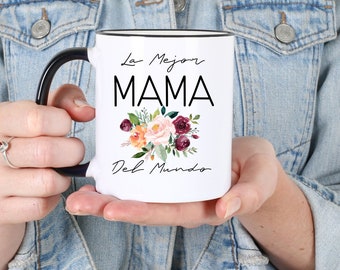 Madre Mug, La Mejor Mama Del Mundo Coffee Mug, Dia De La Madre Regalo, Regalo Para Mama, Spanish Mom Gift, Mother's Day Gift For Spanish Mom