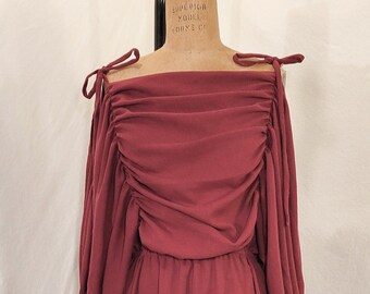 Billowy Sleeve Dress - Etsy