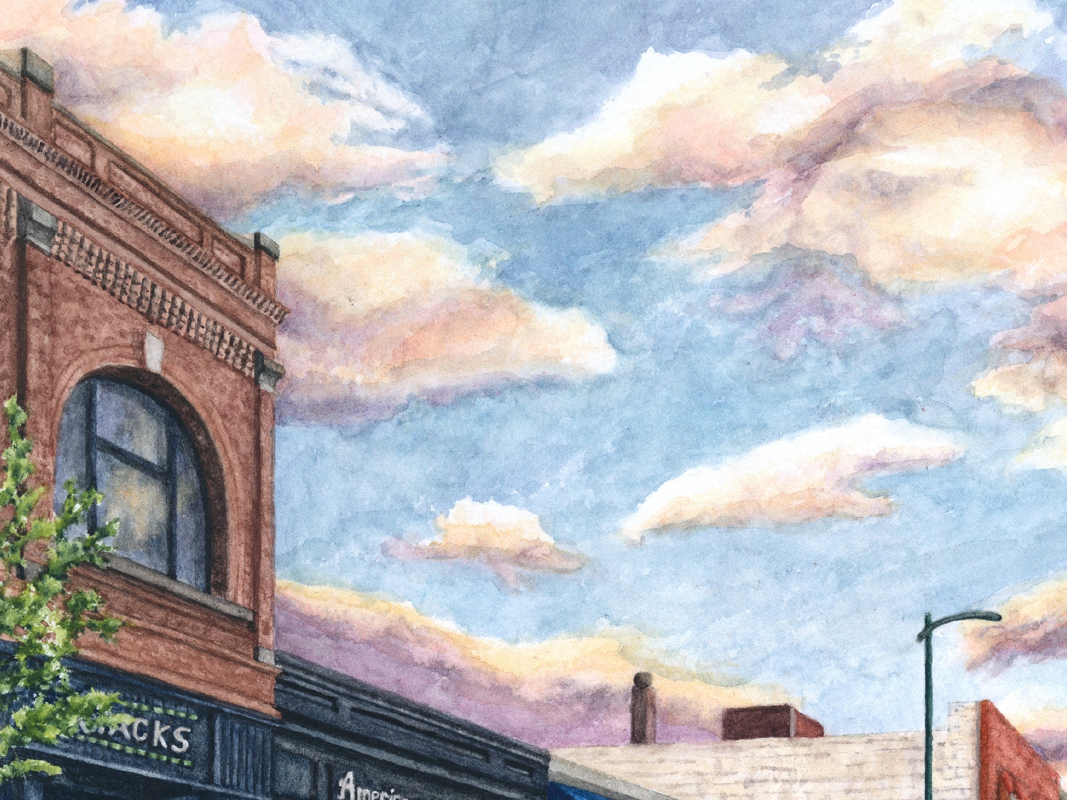 Traverse City Painting Watercolor Painting Michigan Etsy