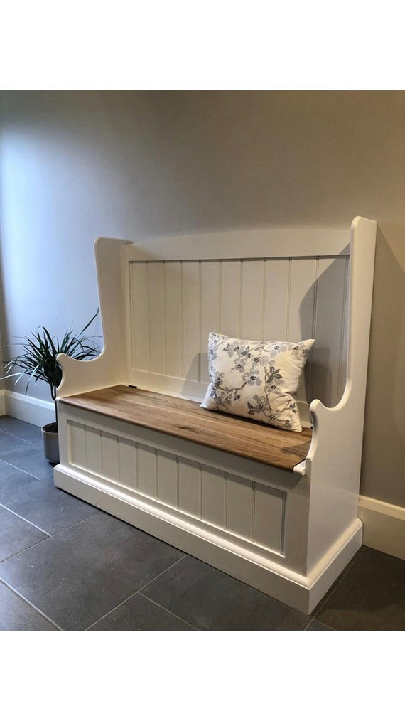 Beautifully Individual Hand Crafted Pine Monks Bench 4ft Etsy