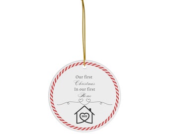 First Christmas Ornament 2023 Home Decor Gift First Christmas in our First Home 2023 Ornament Christmas 2023 New Home Gift for Couples