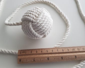 Extra Large ball, Eco friendly cat toys, Hanging cat toys, Monkey fist cat toy, Macrame cat toys, Hunt toys for cat