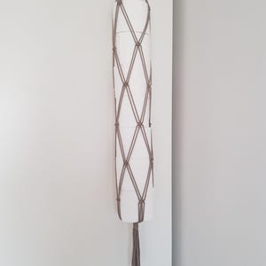 Großer Makramee Toilettenpapierhalter, Makramee Toilettenpapierhalter, Toilettenpapierhalter, Badezimmerzubehör, Makramee Toilettenpapierhalter