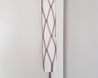 Large macrame toilet paper holder, Macrame toilet paper hammock, Toilet roll storage, Bathroom accessories, Macrame toilet paper hanger