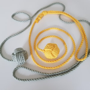 Set of 2 monkey fist cat toys, eco friendly cat toys