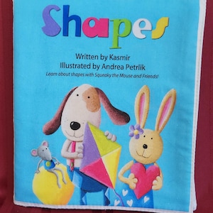 Shapes soft book - childrens book