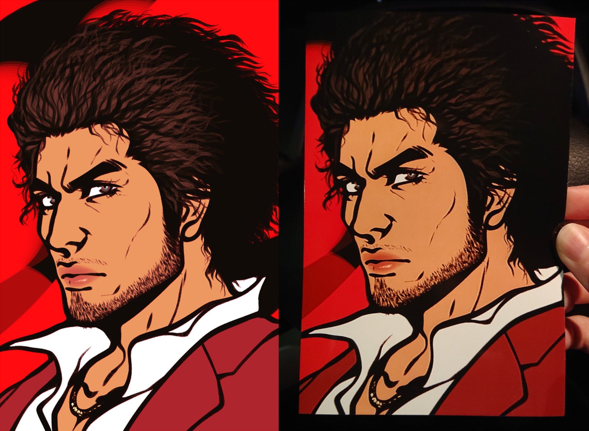 龍が如く7 Ichiban Kasuga Print Etsy 龍が如く7 Ichiban Kasuga Print Etsy