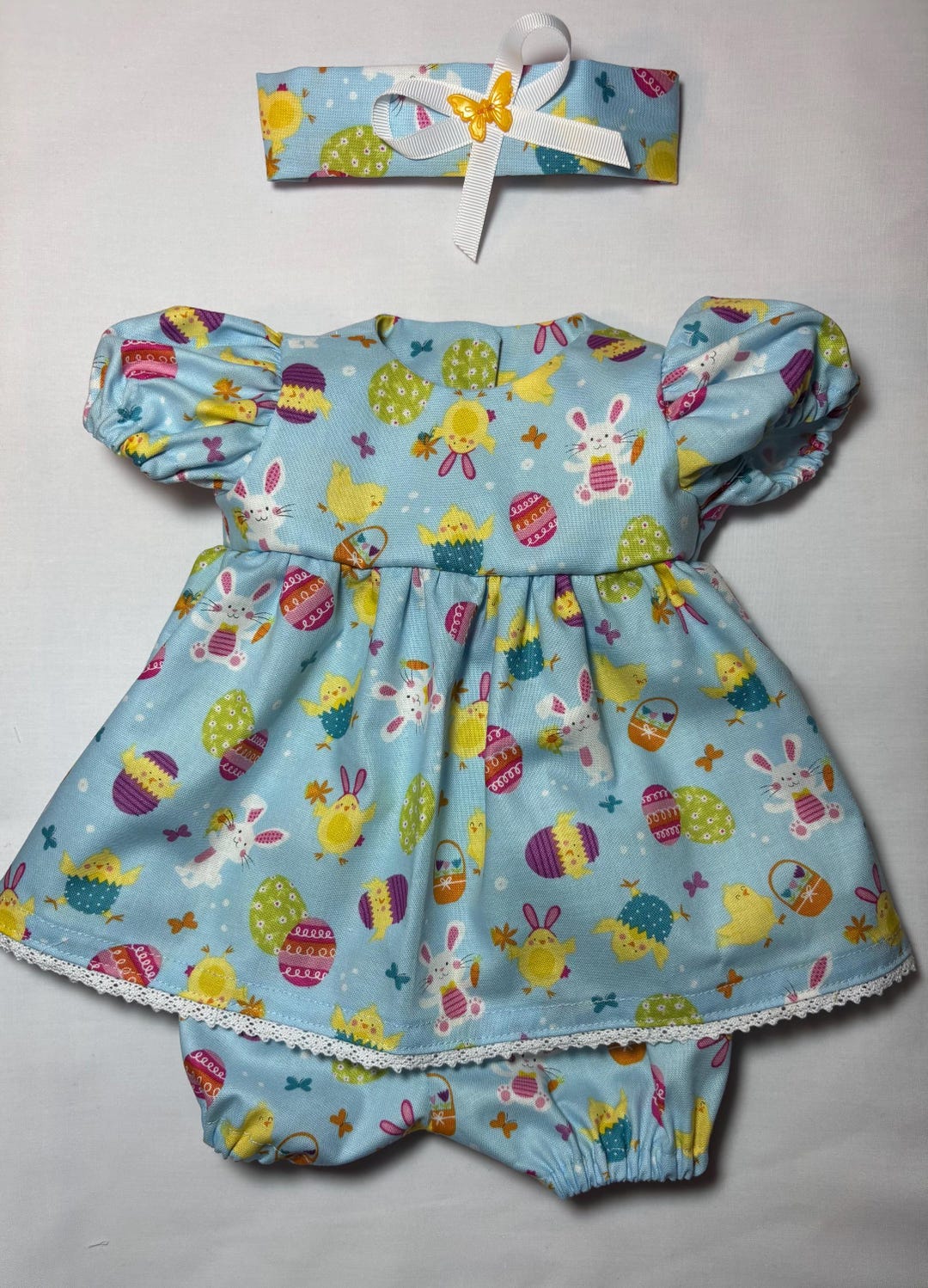 Easter/ Springtime 15in Doll Clothes/doll Clothes-dress,headband and ...