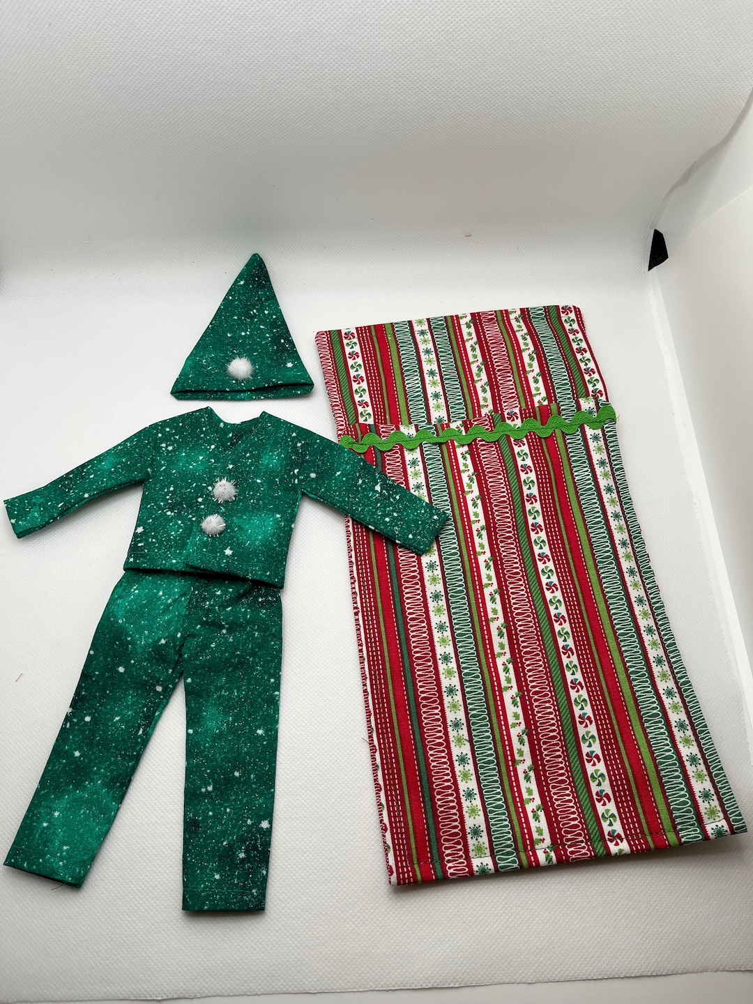 Elf Sleeping Bag and Pajama Set 12 in Doll Etsy
