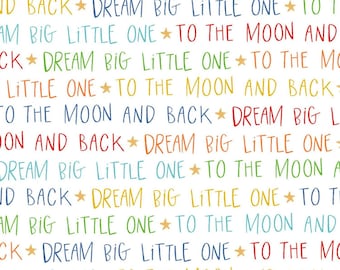 To The Moon and Back White 100% Cotton Bentarex