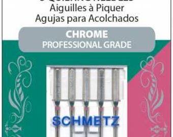 75/11 Chrome Quilting Schmetz Needle 5 ct