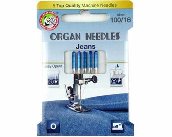 Organ Needles 100-16 Jeans
