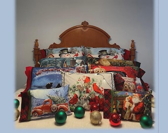 Pillowcases from Panels Christmas Book