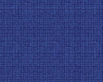 Cobalt Blue Color Weave * 100% Cotton * Sold in one yard quantities