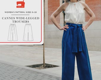 Cannes Wide Legged Trousers Pattern