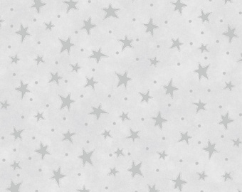 White Starry Basic from Henry Glass - 100% Cotton - Sold in one yard quantities
