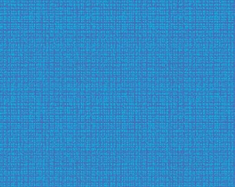 Electric Blue Color Weave 100% Cotton Blender - sold in one yard quantities