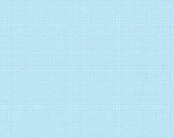 Sky Blue Color Weave Quilting Cotton * 100% Cotton * EOB - last piece 49"