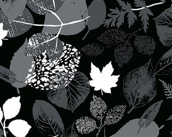 Falling Leaves Red, Grey or White - Great Outdoors by Bentarex * 100% Cotton * Sold in one yard quantities *