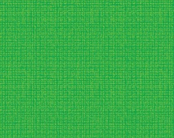 Kelly Green Color Weave Tonal 100% Cotton - sold in one yard quantities