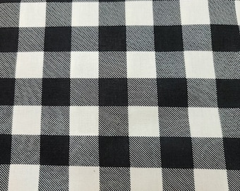 Christmas Traditions Plaid Black 100% Cotton * sold in half yard quantities